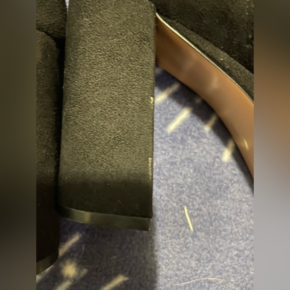 Mix no 6 over the knee black Effie chunky boot sz 9 suede like platform tall - Picture 7 of 14